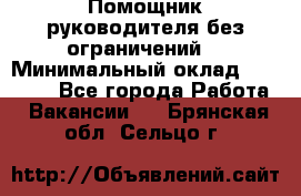 Помощник руководителя(без ограничений) › Минимальный оклад ­ 25 000 - Все города Работа » Вакансии   . Брянская обл.,Сельцо г.